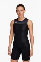 Adidas női súlyemelő mez Leistung, fekete