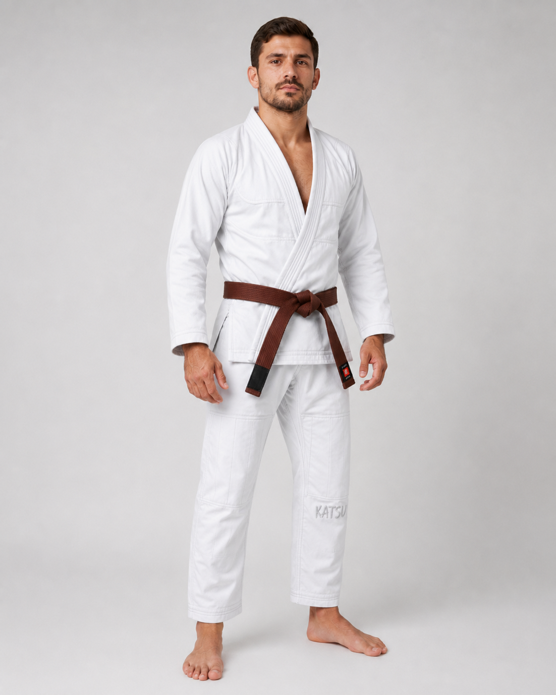 Katsudo jj kimonó Brazil 450g, fehér