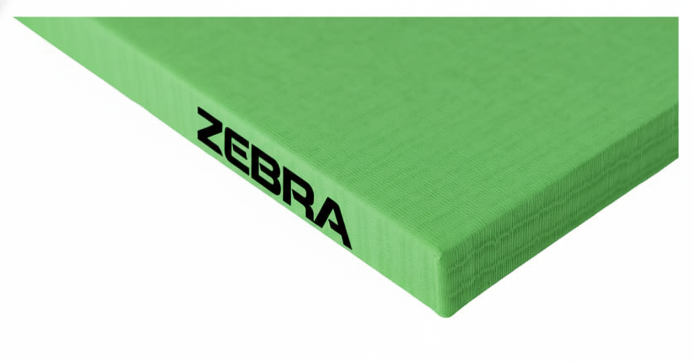 Zebra tatami, világoszöld