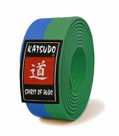 Katsudo öv obi Master, zöld-kék