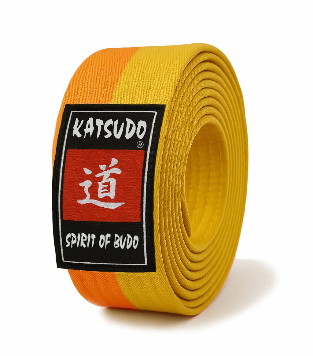 Katsudo öv obi Master, sárga-narancssárga