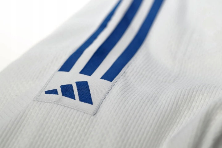 Adidas JU kimonó kék csíkokkal Club 350g, fehér