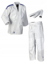 Adidas JU kimonó kék csíkokkal Club 350g, fehér