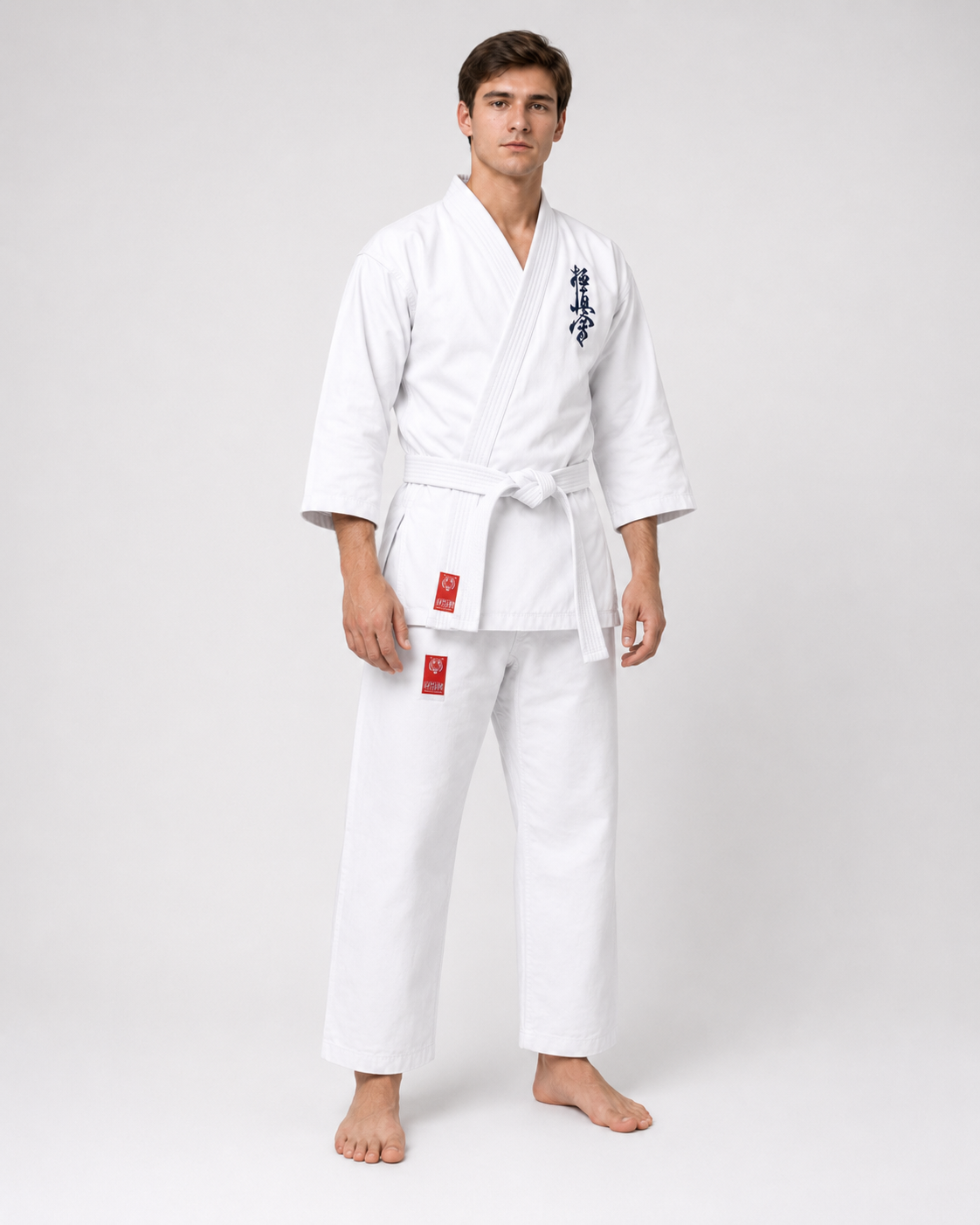 Katsudo Kyokushin kimonó, fehér