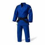 Adidas JU kimonó Champion III IJF normál szabású 750g logóval, kék