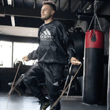 Adidas szauna készlet Sweatsuit, fekete