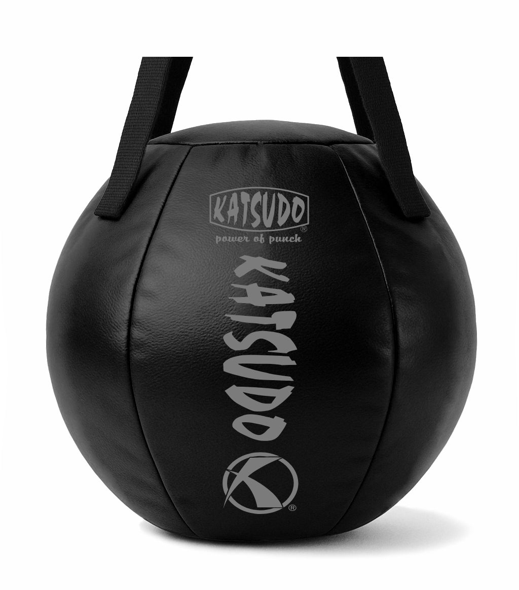 Katsudo bőr kosz labda Leodor 68cm, fekete
