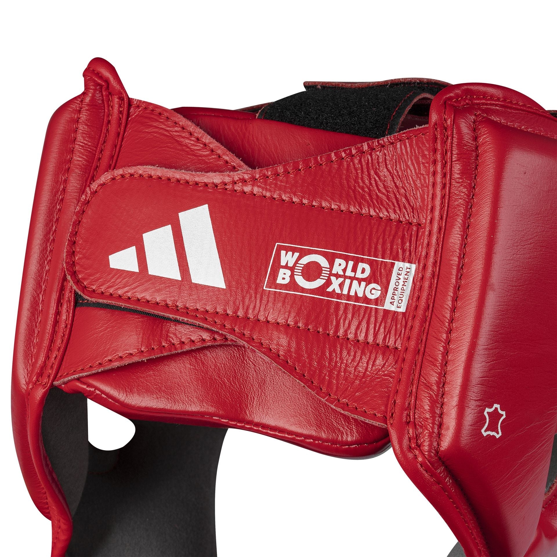 Adidas bőr boxsisak WOBHG1, piros