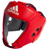 Adidas bőr boksz sisak AIBA 1, piros
