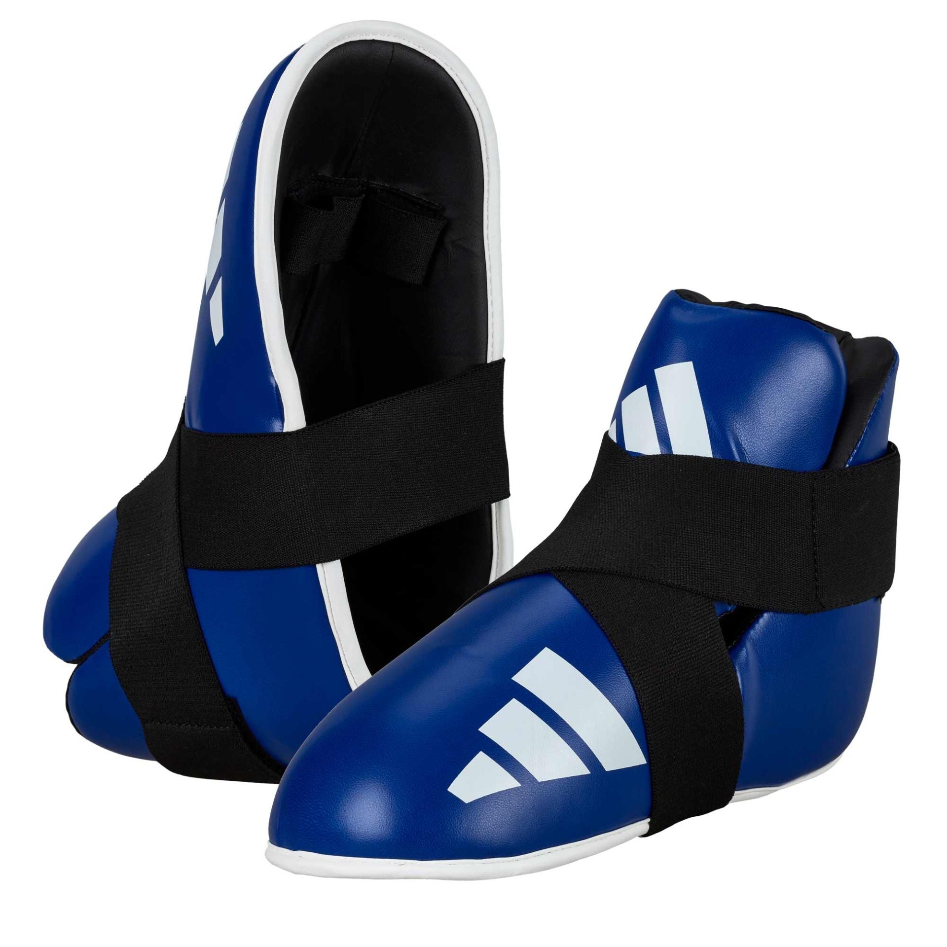 Adidas Super Safety Kicks kickbox lábfejvédő, kék