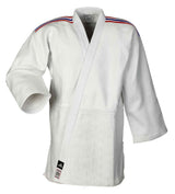 Adidas JU kimonó nemzeti szalagokkal IJF Champion III Slim fit 730g, fehér