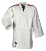 Adidas JU kimonó nemzeti szalagokkal IJF Champion III 730g, fehér