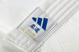 Adidas JU kimonó kék csíkokkal Club 350g, fehér