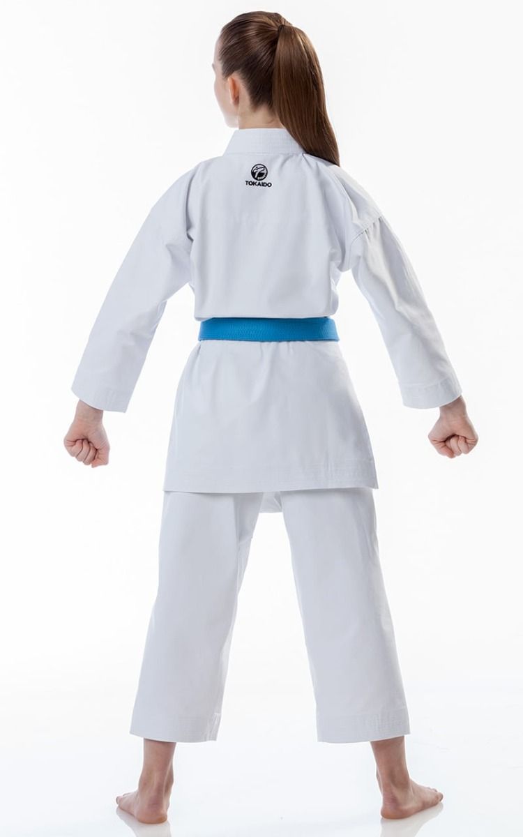 Tokaido gyermek KA kimonó Kata Master WKF 340g, fehér