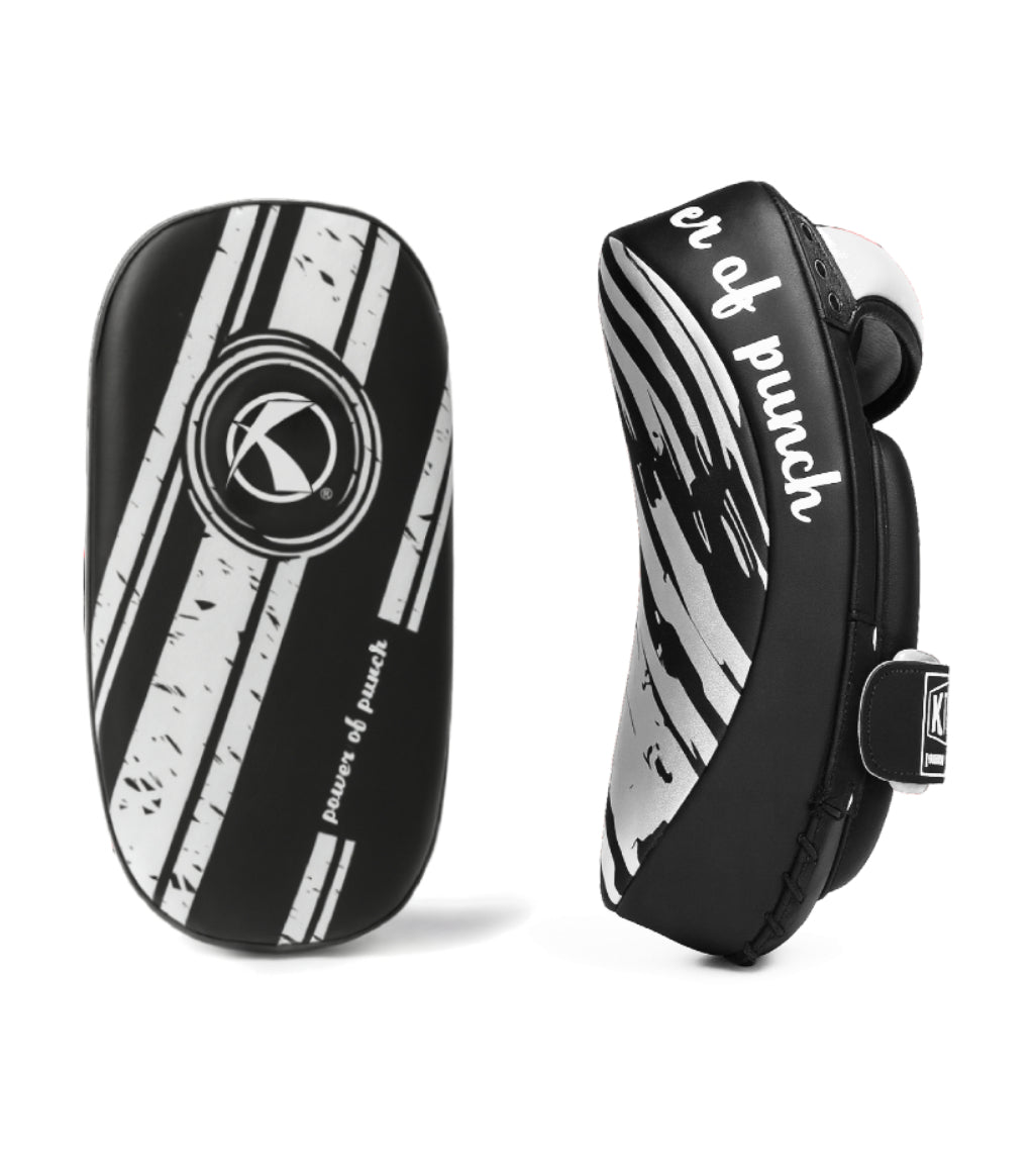 Katsudo bőr arm makiwara Curve 2db, fehér-fekete