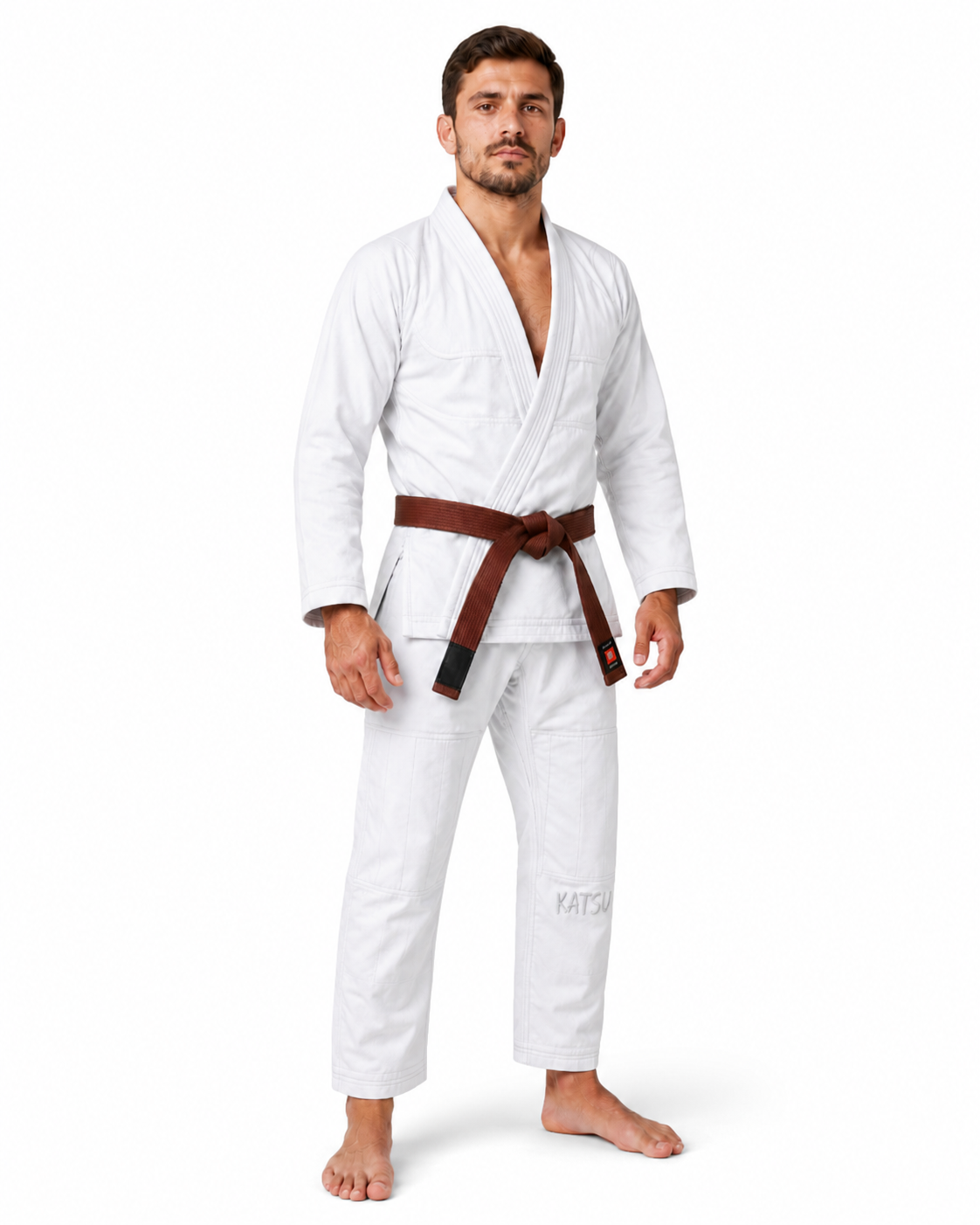 Katsudo jj kimonó Brazil 450g, fehér