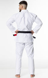 Zebra BJJ kimonó  GI Guerreiro 350g, fehér