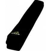 Adidas obi öv, sárga felvarróval, fekete