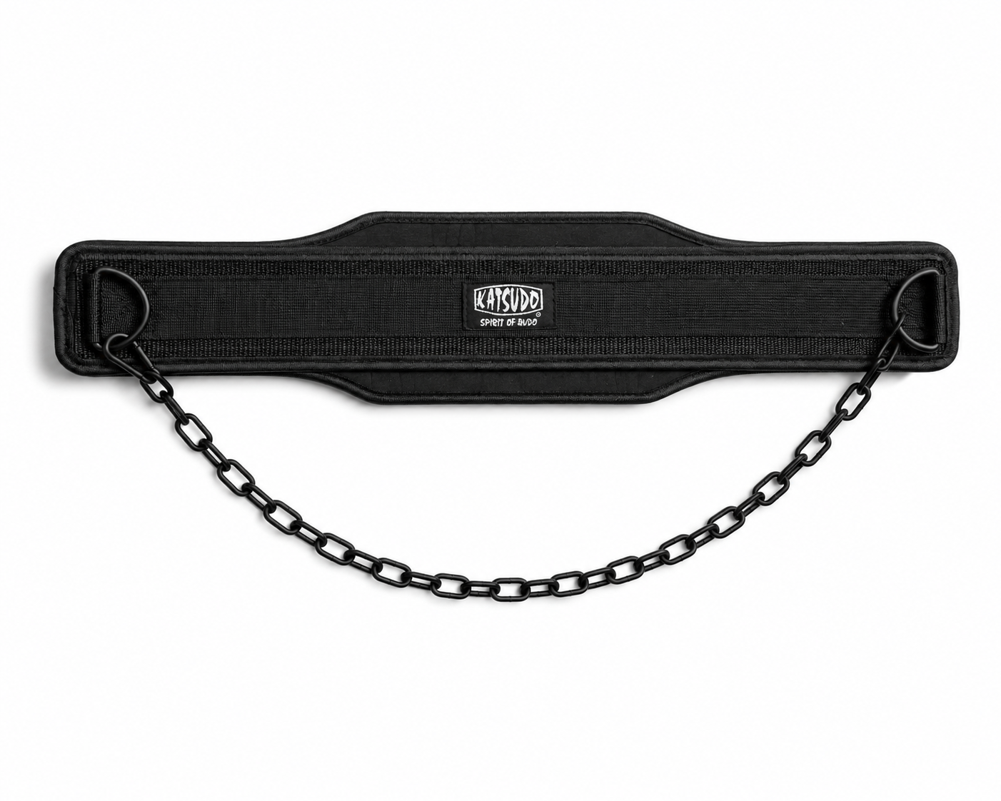 Katsudo ChainBeast neoprén fitnesz öv, fekete
