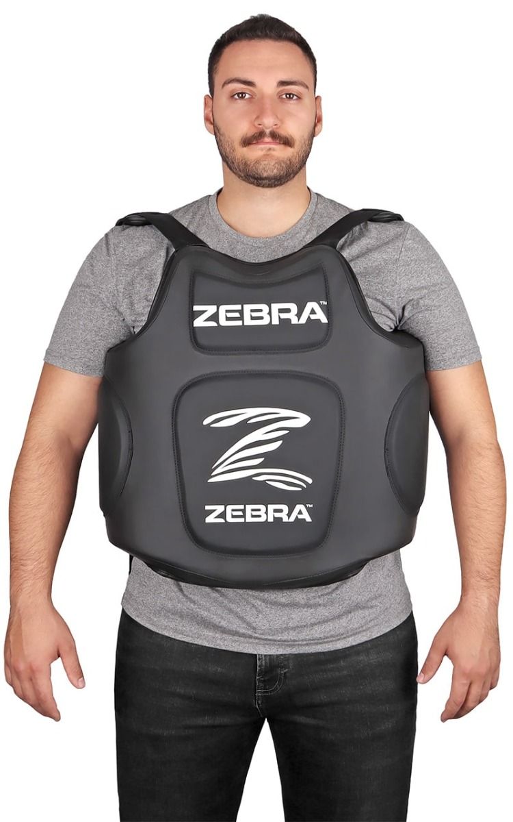 Zebra testvédő Coach, fekete