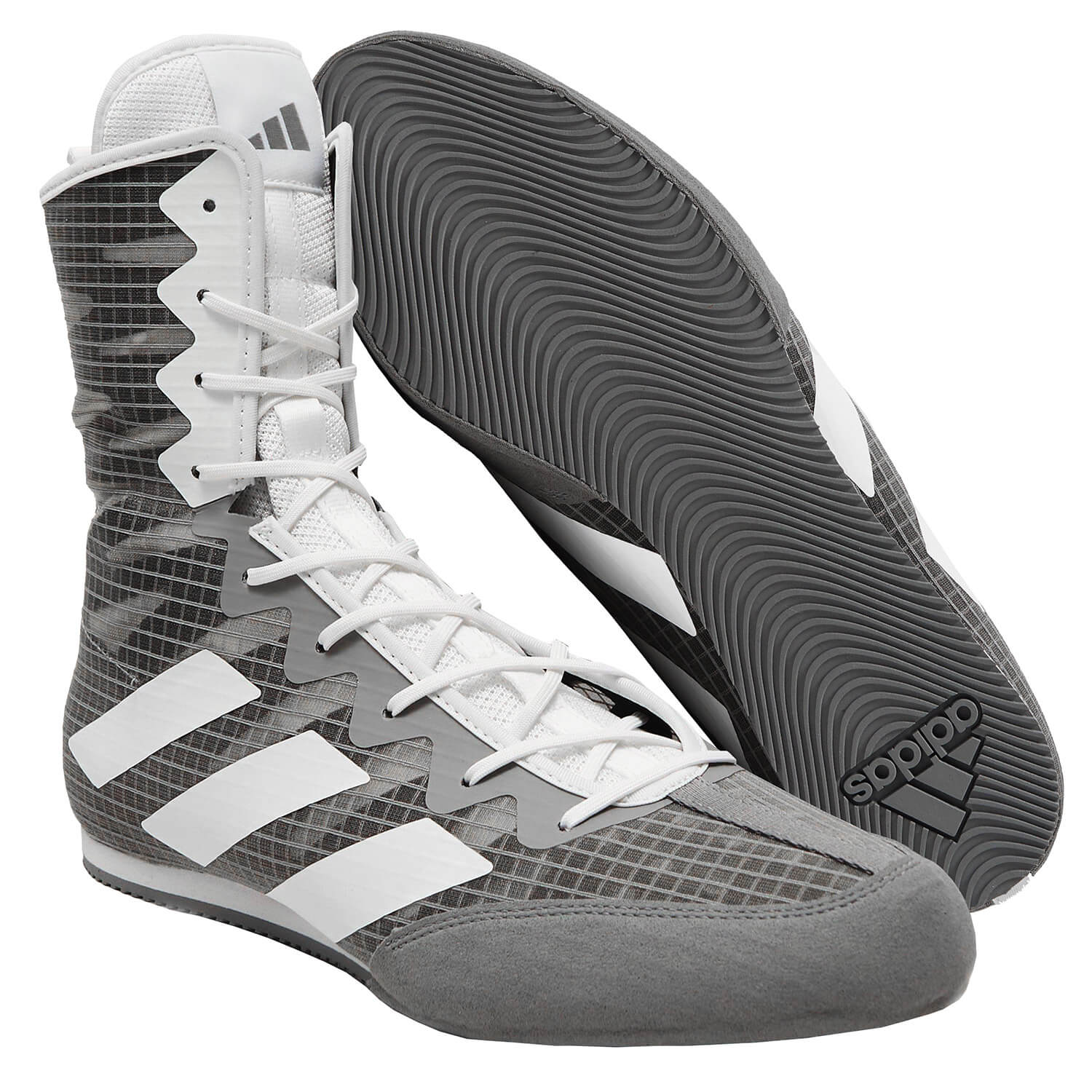 Adidas bokszcipő HOG 4, szürke-fehér
