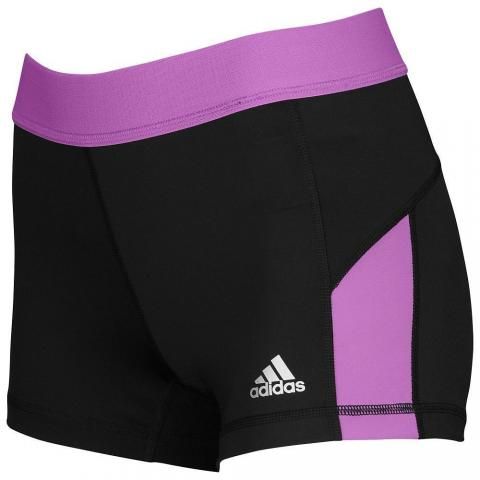 Adidas női kompressziós rövidnadrág TF, fekete-lila