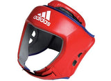 Adidas bőr boksz fejvédő Thai Pro, piros
