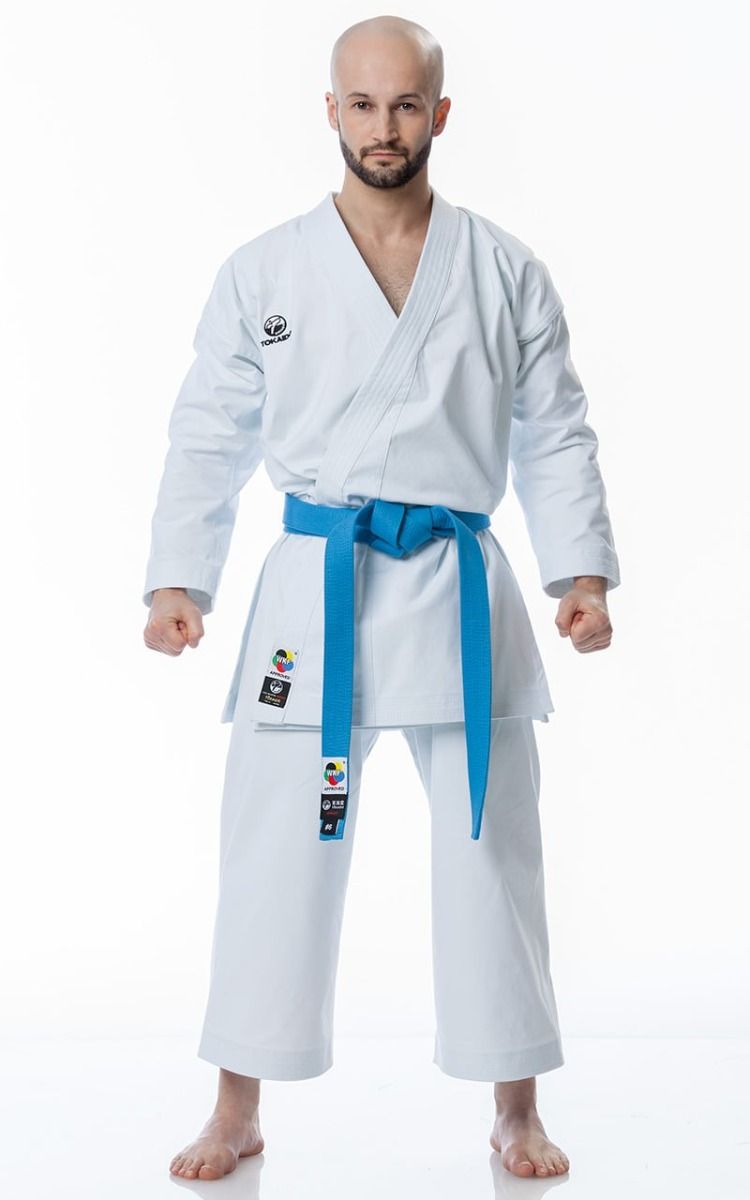 Tokaido KA kimonó Kata Master Athletic WKF 340g, fehér