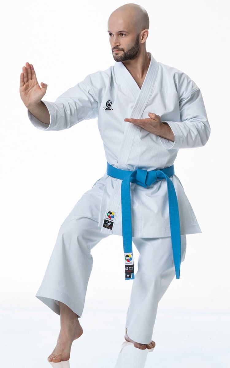 Tokaido KA kimonó Kata Master Athletic WKF 340g, fehér