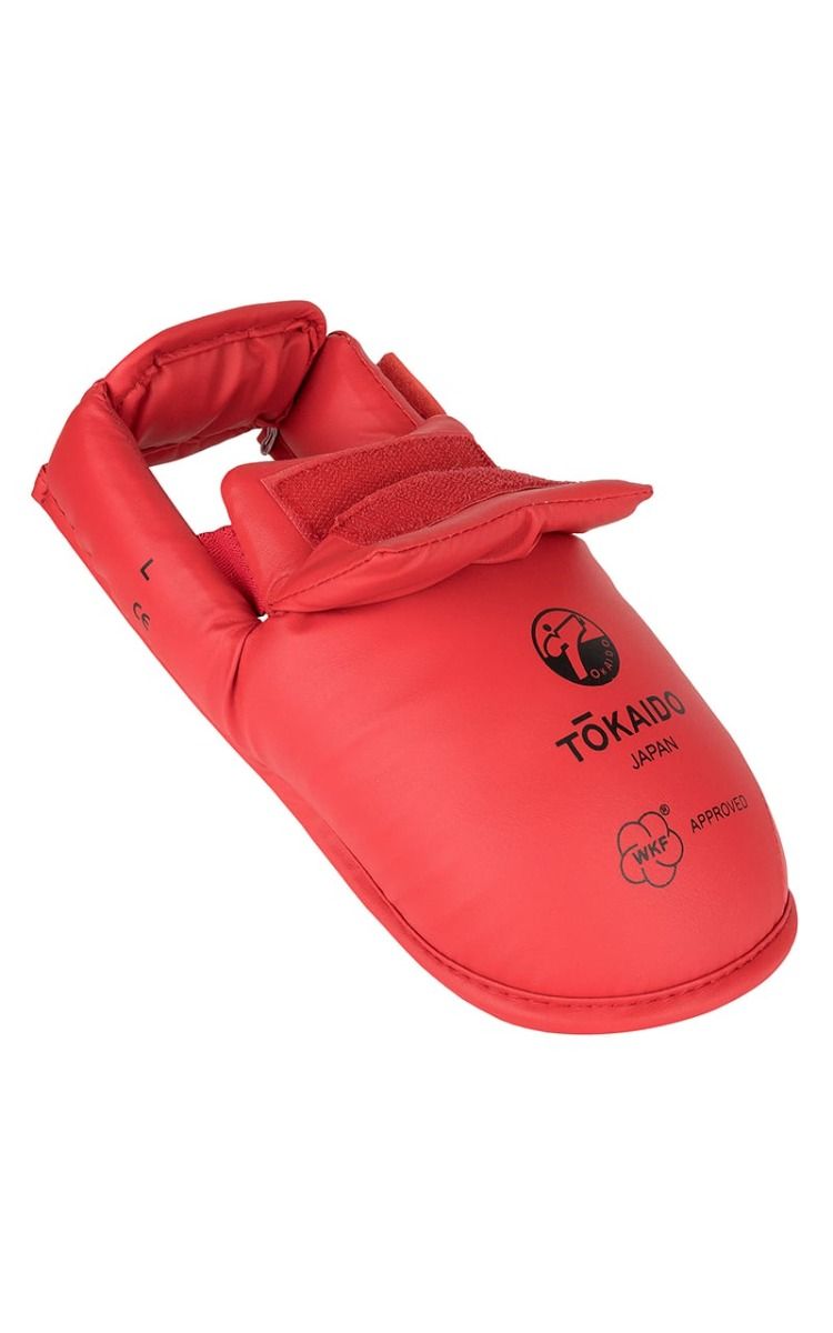 Tokaido WKF lábfejvédők, piros