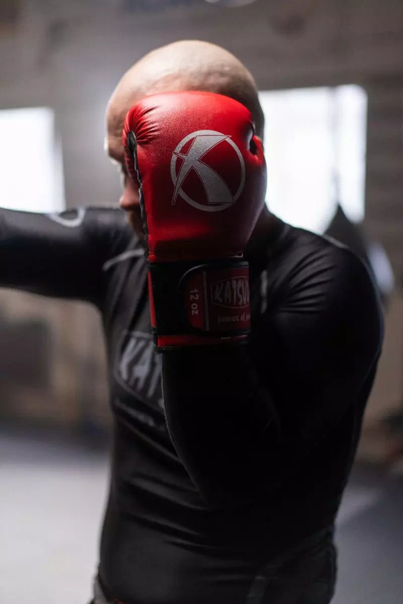 Katsudo bokszkesztyűk Punch II, piros