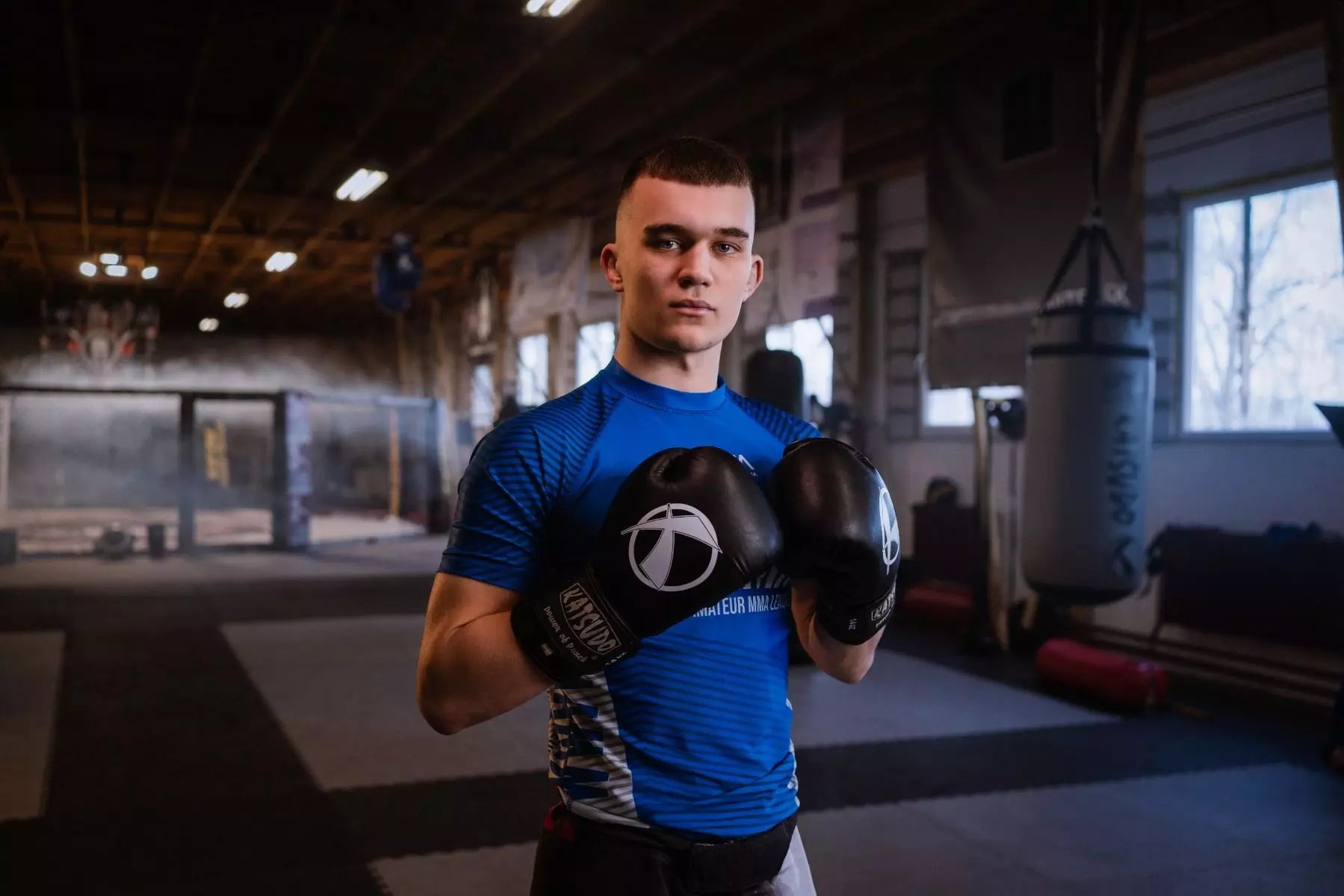 Katsudo bokszkesztyűk Punch II, fekete