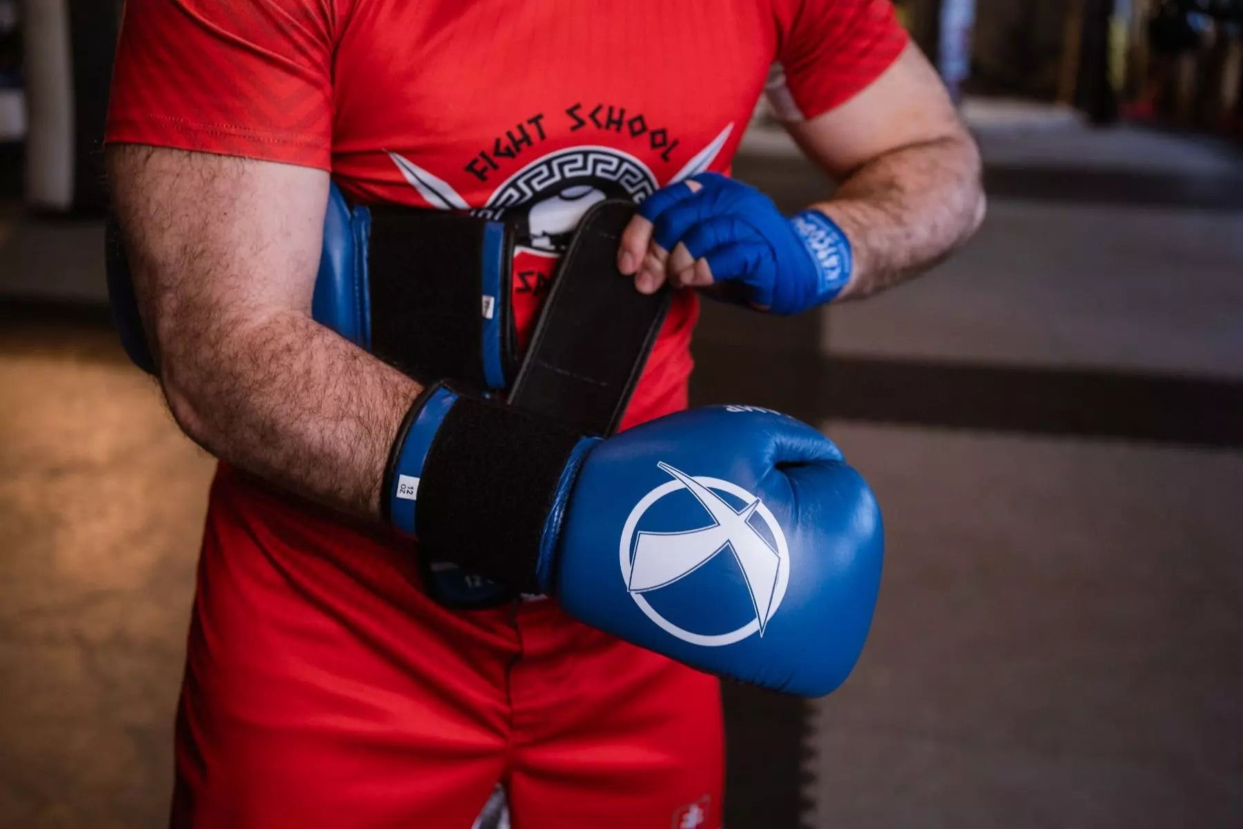 Katsudo boxkesztyűk Punch II, kék