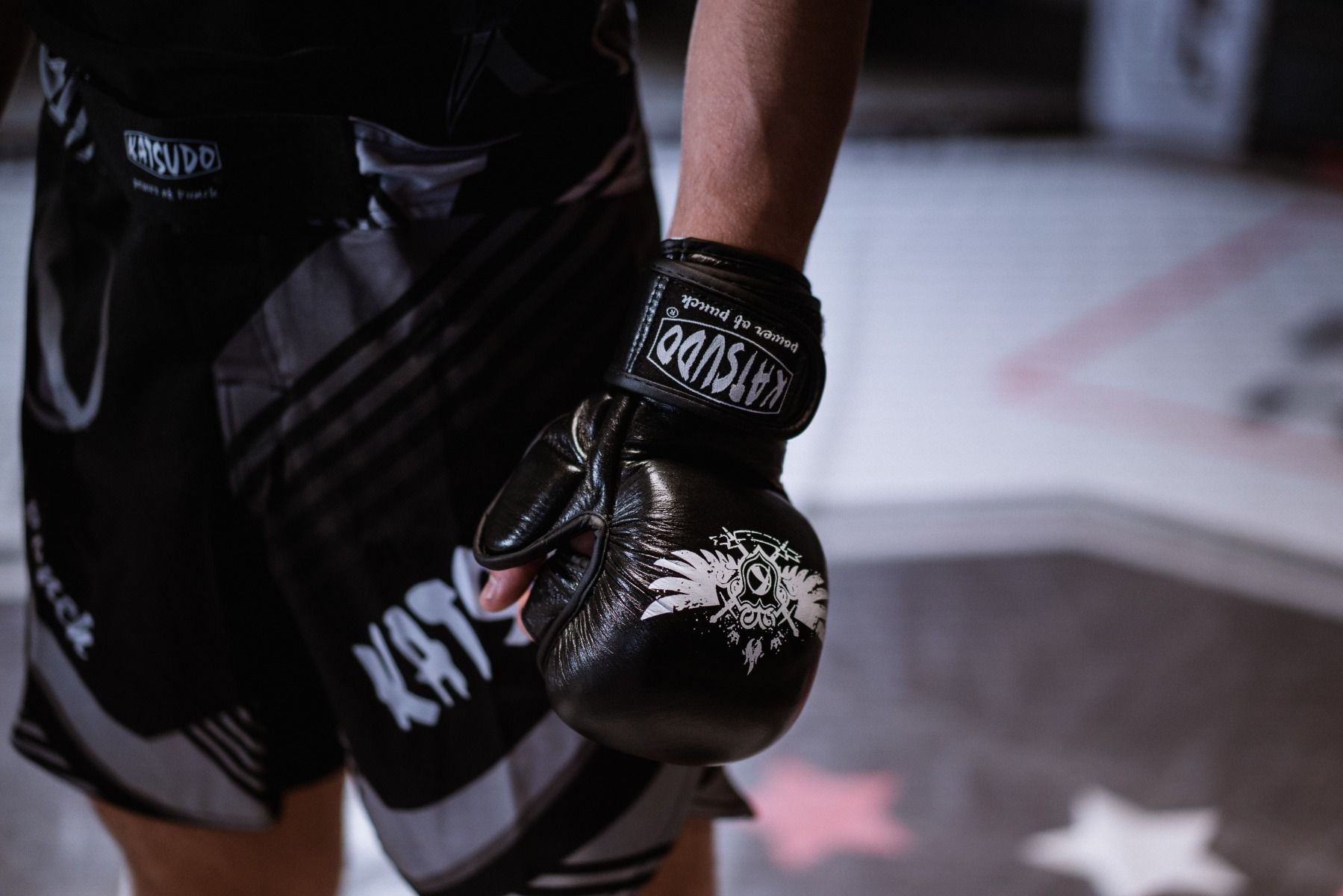 Katsudo edző mma kesztyűk Revenge, fekete