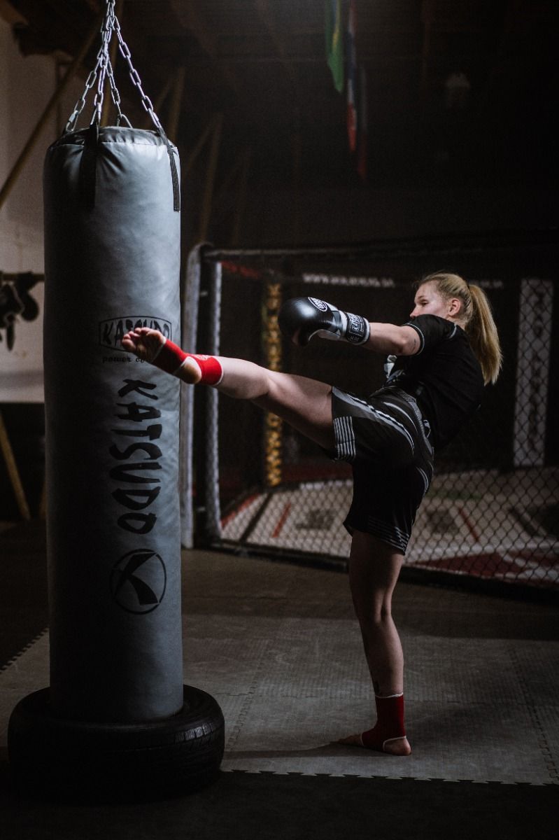 Katsudo plastel bokszzsák Texa, szürke