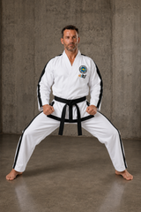 Katsudo taekwondo kimonó top pro Itf, fehér