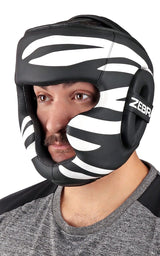 Zebra sparring sisak, fekete
