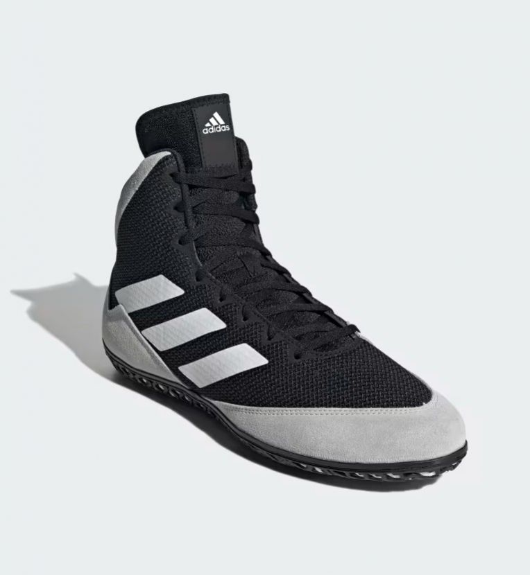 Adidas birkózó cipő Mat Wizard 5, fekete-szürke