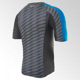 Adidas rashguard póló Ultimate Athlete, fekete-kék