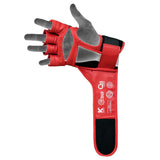 RDX grappling kesztyű Aura plus T-17, piros-fekete