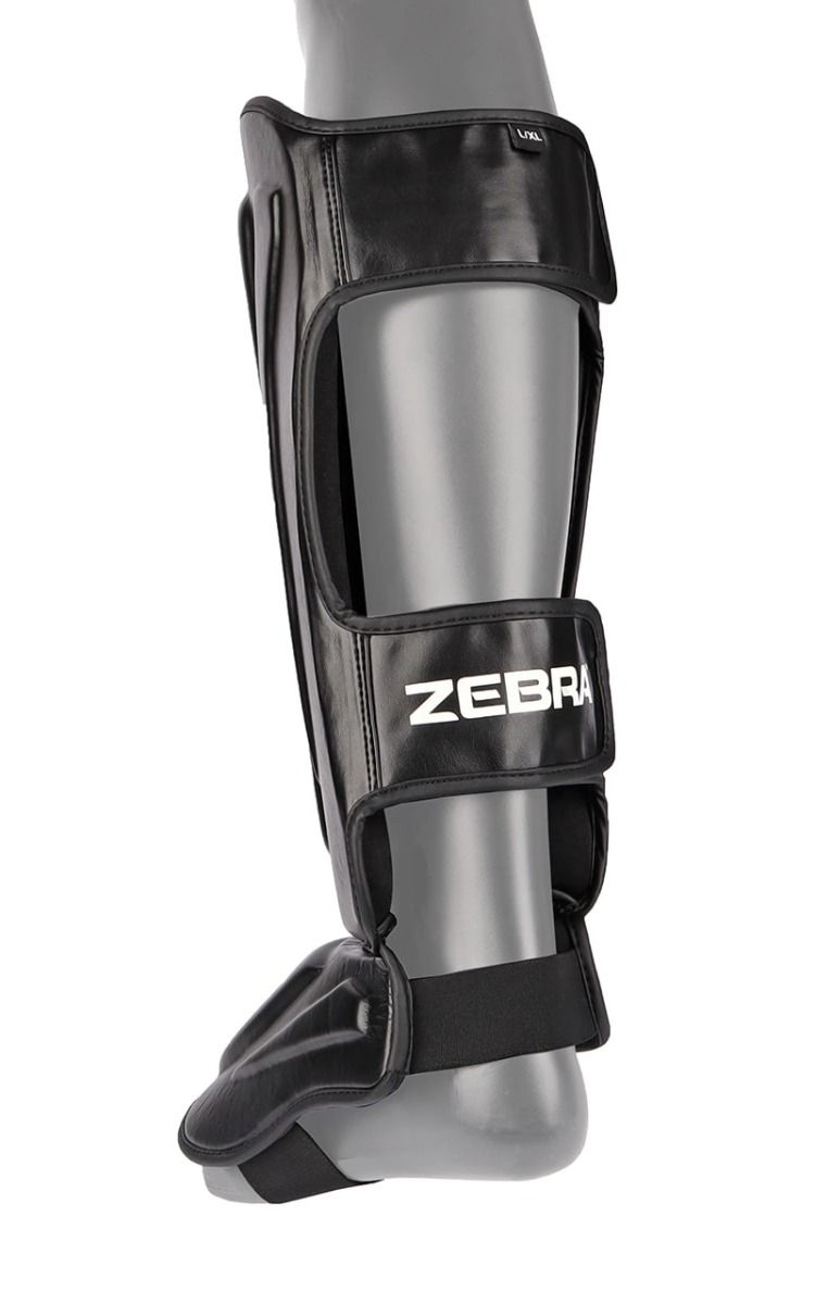 Zebra sípcsont és lábfejvédők Pro, fekete