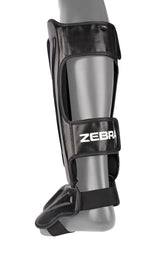 Zebra sípcsont és lábfejvédők Pro, fekete