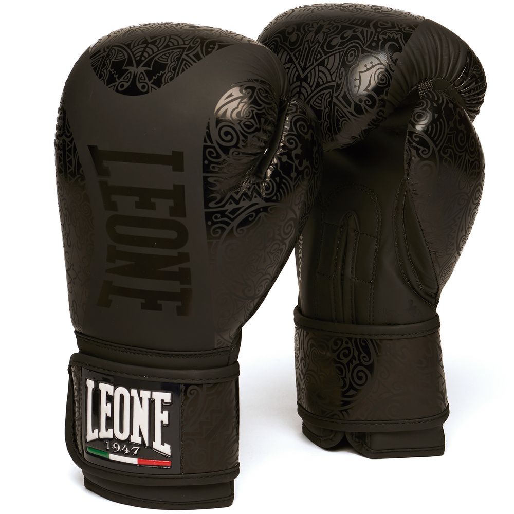 Leone bokszkesztyű Maori, fekete