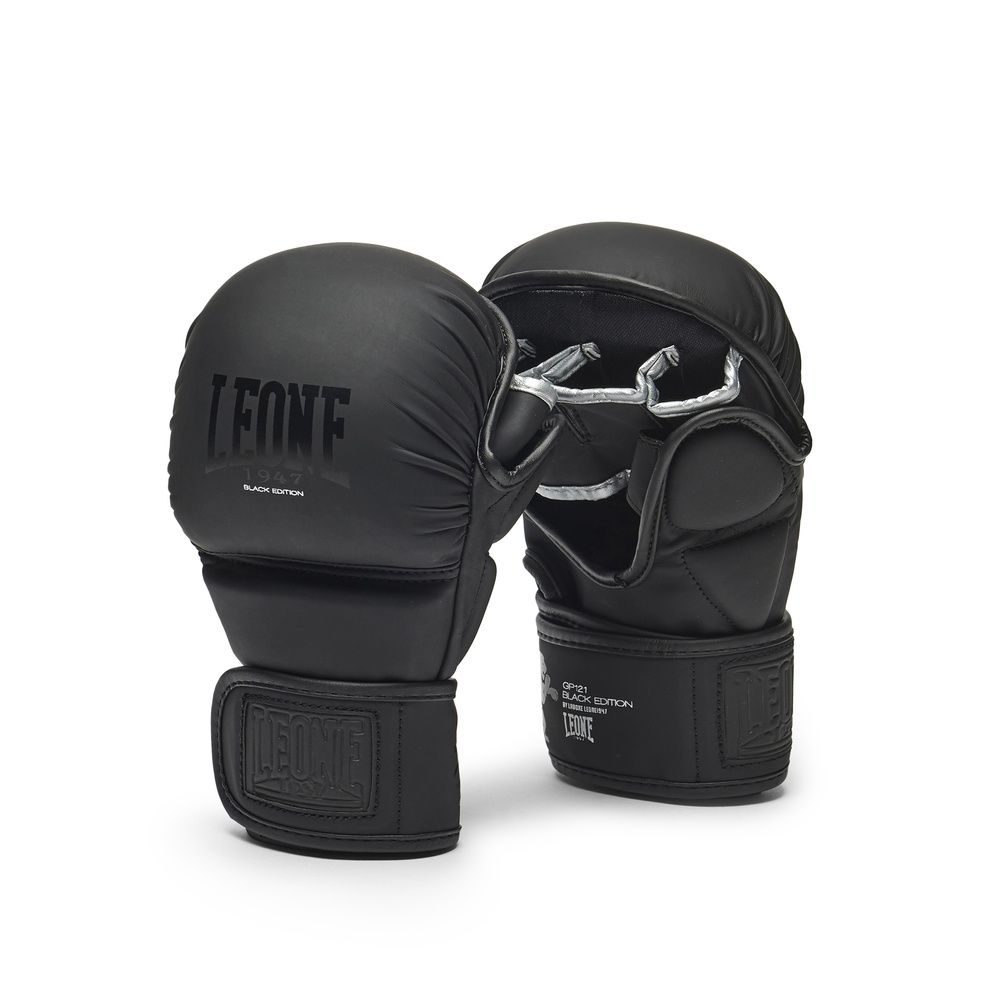 Leone MMA sparring kesztyű Black Edition, fekete.