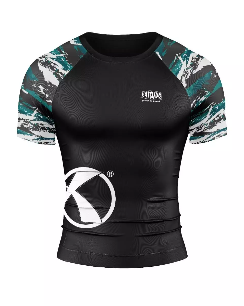 Katsudo funkcionális rövid ujjú póló Virago, camo
