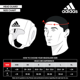 Adidas boksz sisak IBA, piros