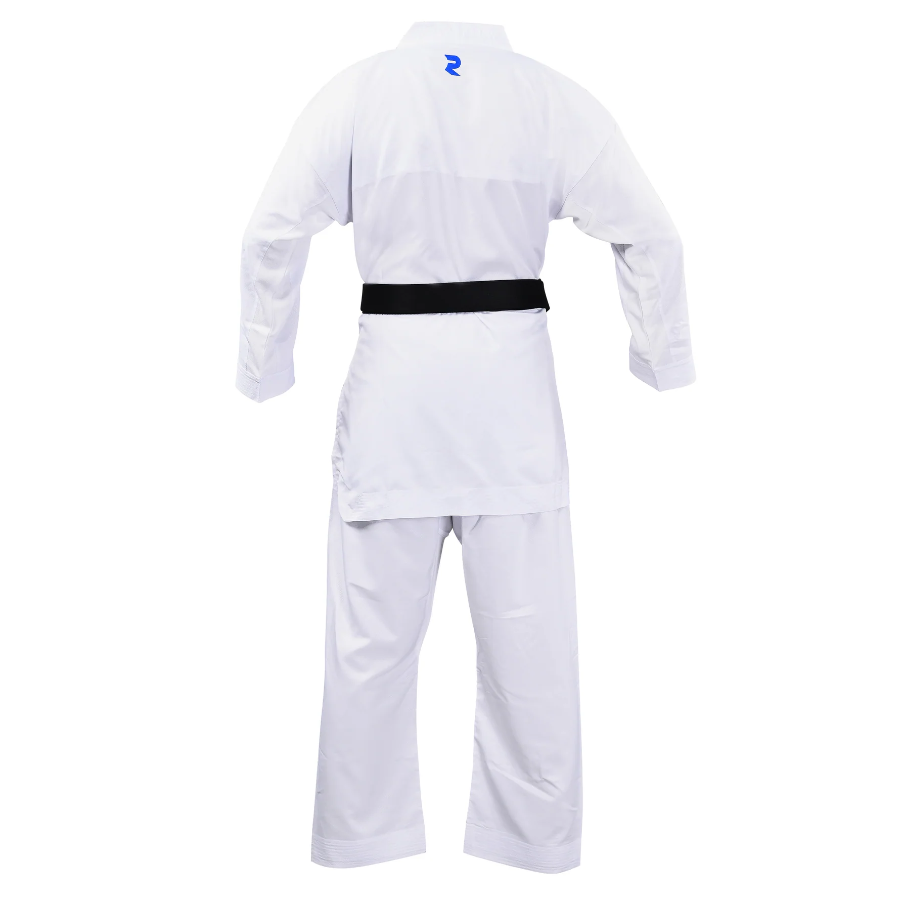 Fight Art KA Sempai WKF kimonó 120g, kék karakterekkel