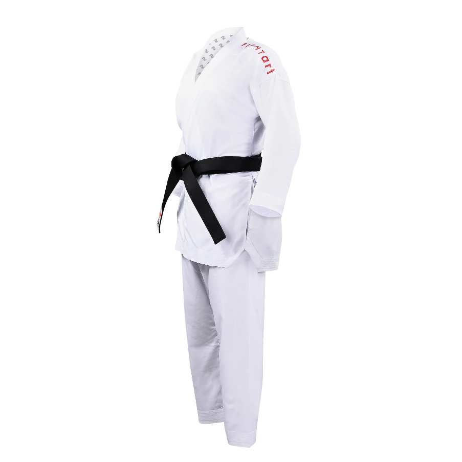 Fight Art KA kimonó Sempai WKF 120g, piros karakterekkel