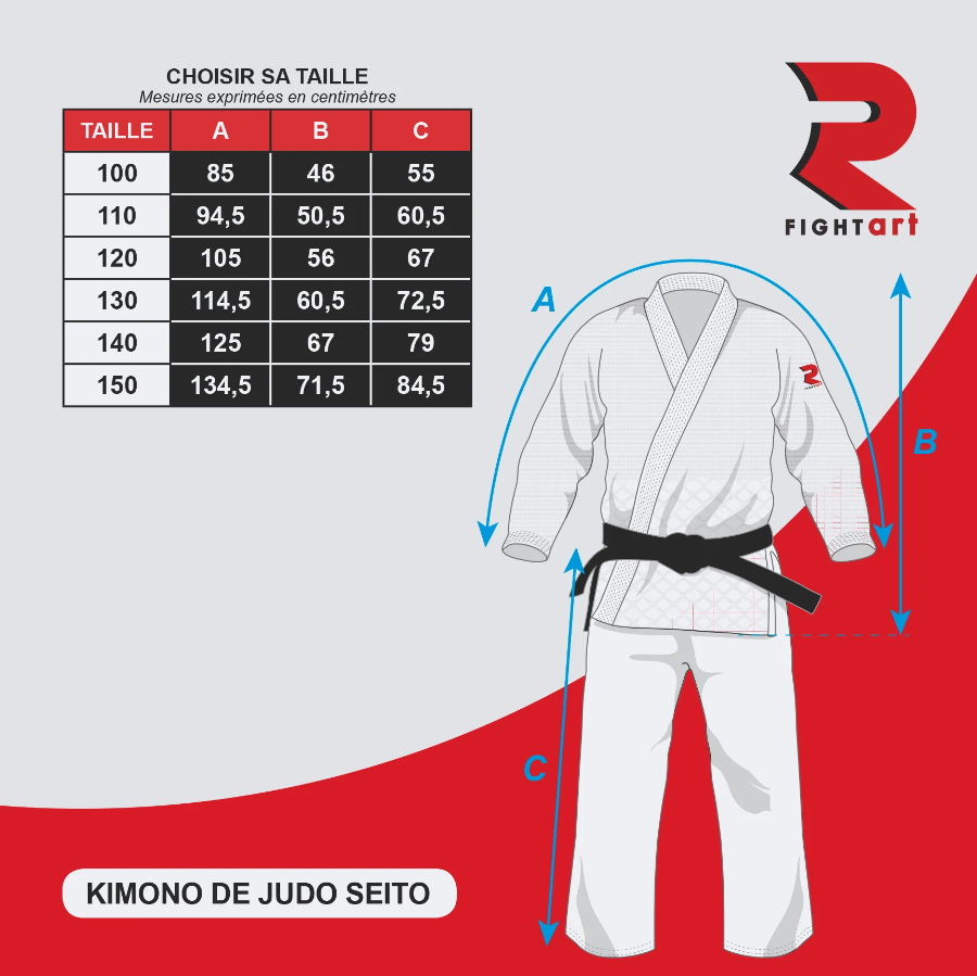 Fight Art JU kimonó Seito 345g, kék