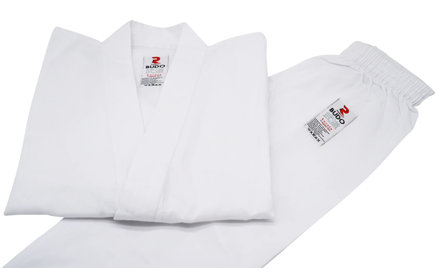 Fight Art KA kimonó övvel Budo 345g, fehér